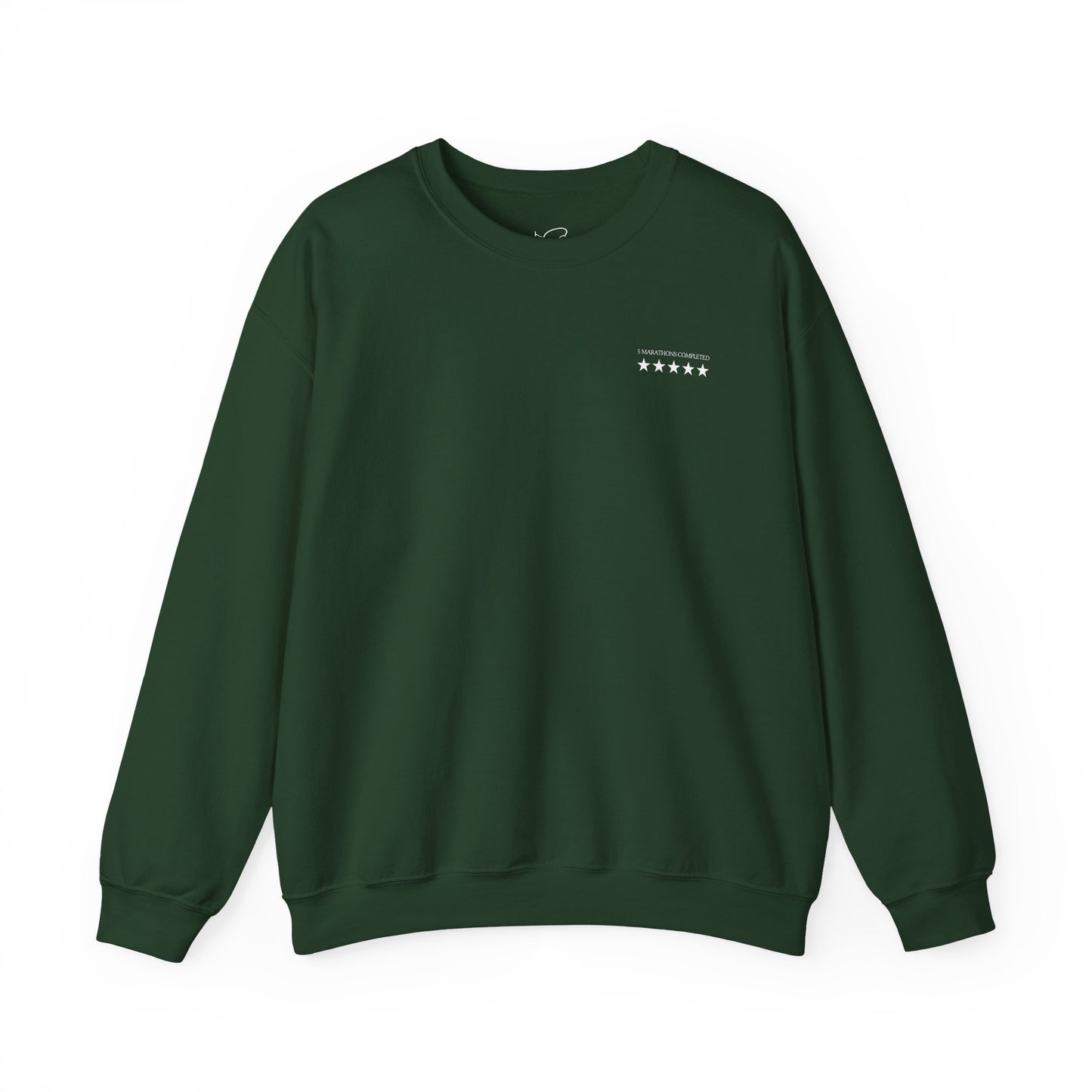 Marathons Completed Crewneck Sweatshirt